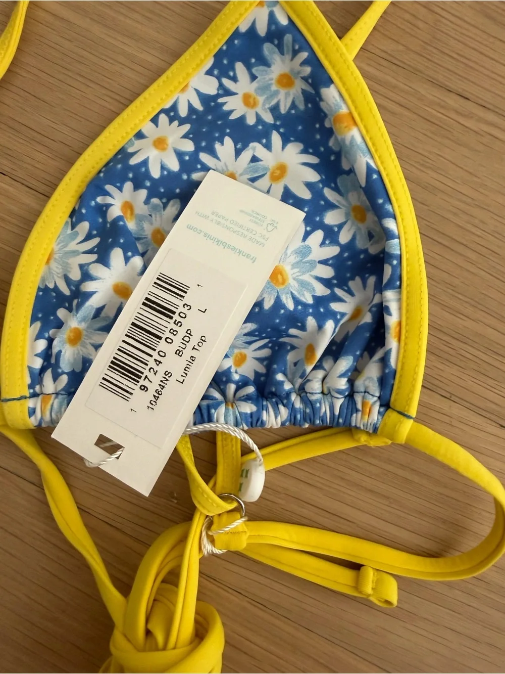 Frankie’s Bikinis - Lumia Triangle Bralette Bikini Top & Enzo Bottom